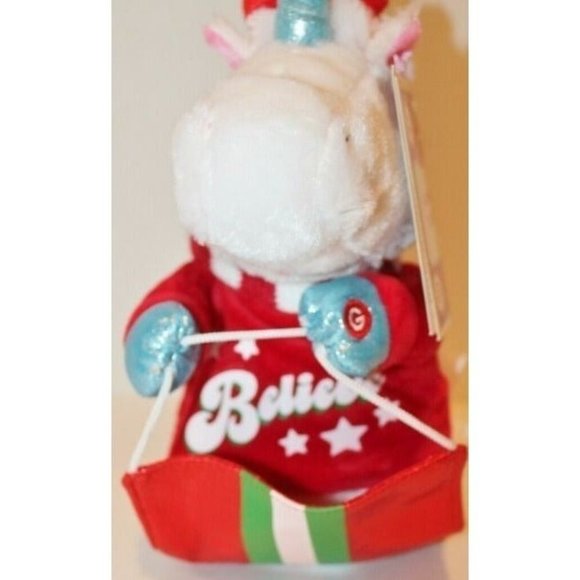 Unicorn Sleds 10" Move (ON WHEELS) and Sings a Holiday Version of "Belie… - Picture 4 of 9